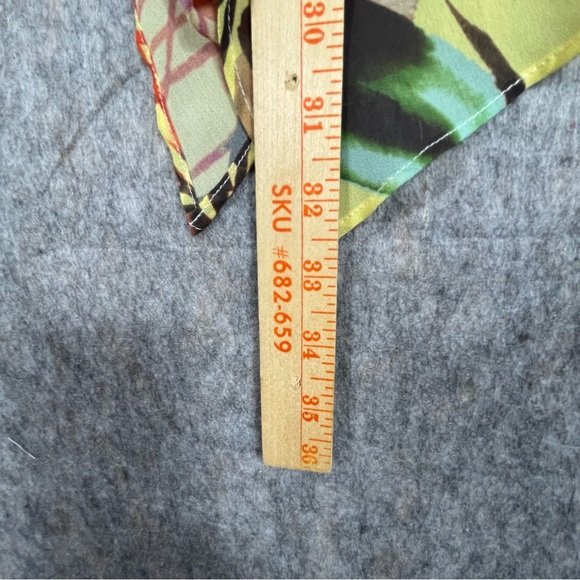 Chico's‎ Asymmetrical Midi Tropical Floral Flowy Handkerchief Hem Skirt - Sz 16 - Picture 10 of 10